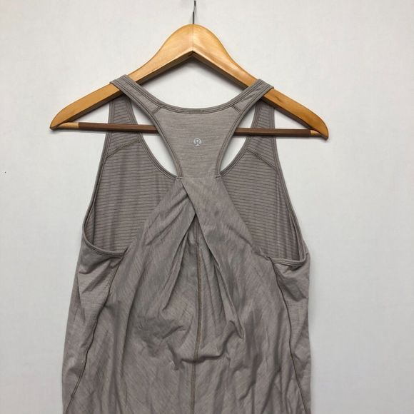 Lululemon Women Sleeveless Active Tank Top Size 6 Cross Back Racerback M123 -23 - Picture 8 of 10